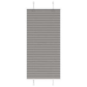 vidaXL Plisserad persienn antracit 60x150cm tyg bredd 59,4cm polyester