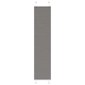 vidaXL Plisserad persienn antracit 50x200cm tyg bredd 49,4cm polyester