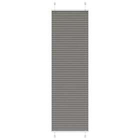 vidaXL Plisserad persienn antracit 60x200cm tyg bredd 59,4cm polyester
