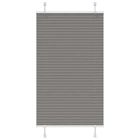 vidaXL Plisserad persienn antracit 80x150cm tyg bredd 79,4cm polyester