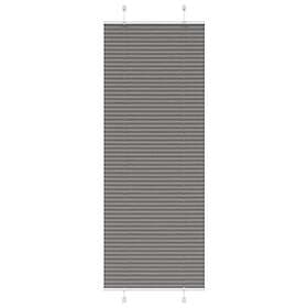 vidaXL Plisserad persienn antracit 75x200cm tyg bredd 74,4cm polyester
