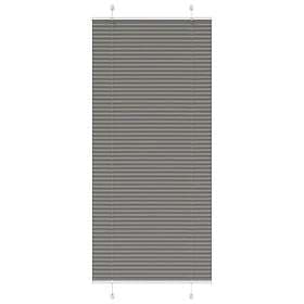 vidaXL Plisserad persienn antracit 90x200cm tyg bredd 89,4cm polyester
