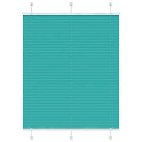 vidaXL Plisserad persienn bensingrön 105x100 cm tyg bredd 104,4cm