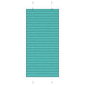 vidaXL Plisserad persienn bensingrön 55x150cm tyg bredd 54,4cm