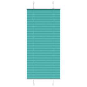 vidaXL Plisserad persienn bensingrön 65x150cm tyg bredd 64,4cm