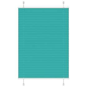 vidaXL Plisserad persienn bensingrön 85x100 cm tyg bredd 84,4cm