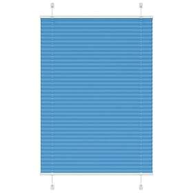 vidaXL Plisserad persienn blå 95x150 cm tyg bredd 94,4 cm polyester