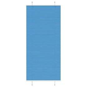 vidaXL Pleated Blind Fabric 90x200 cm Blue