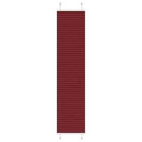 vidaXL Plisserad persienn Bordeaux röd 45x200 cm tyg bredd 44,4 cm