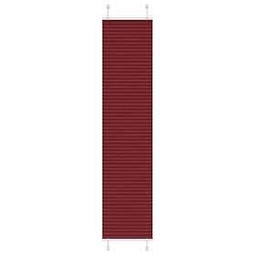 vidaXL Plisserad persienn Bordeaux röd 50x200 cm tyg bredd 49,4 cm