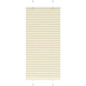 vidaXL Plisserad persienn cremefärgad 60x150cm tyg bredd 59,4cm