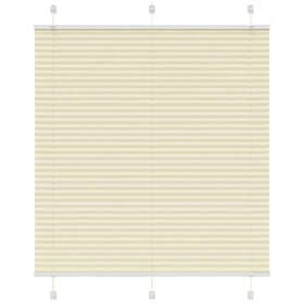 vidaXL Pleated Blind Fabric 120x100 cm Cream