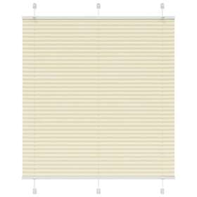 vidaXL Plisserad persienn cremefärgad 115x150 cm tyg bredd 114,4cm