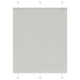 vidaXL Pleated Blind Fabric 110x100 cm Light Grey