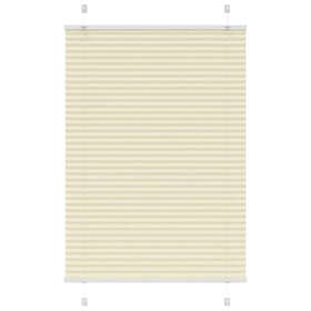 vidaXL Pleated Blind Cream 85x150 cm