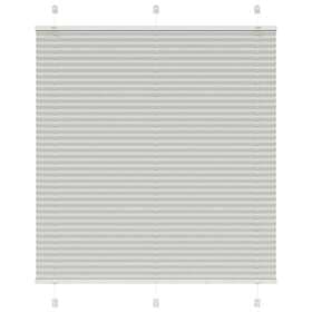 vidaXL Pleated Blind Light Grey 120x100 cm