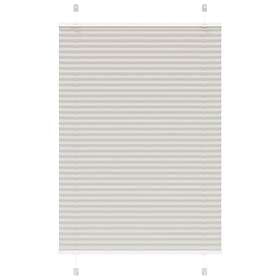 vidaXL Pleated Blind Light Grey 85x150 cm Polyester