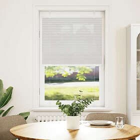 vidaXL Pleated Blind Fabric 75x150 cm Light Grey