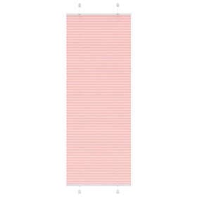 vidaXL Plisserad persienn rosa 80x200 cm tyg bredd 79,4 cm polyester