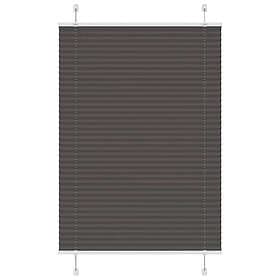 vidaXL Plisserad persienn svart 100x150 cm tyg bredd 99,4 cm polyester