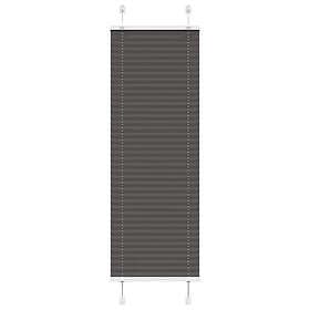 vidaXL Plisserad persienn svart 40x150 cm tyg bredd 39,4cm polyester