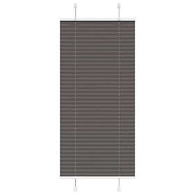 vidaXL Plisserad persienn svart 65x150cm tyg bredd 64,4cm polyester