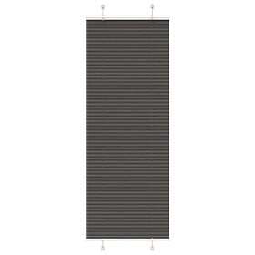 vidaXL Plisserad persienn svart 70x200 cm tyg bredd 69,4 cm polyester