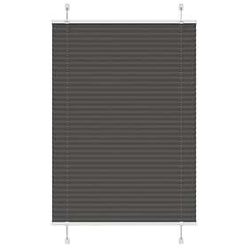 vidaXL Plisserad persienn svart 95x100 cm tyg bredd 94,4 cm polyester