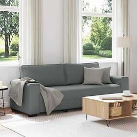 vidaXL 3-seater sofa dark grey fabric