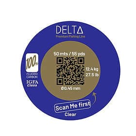 Delta 100% Fluorocarbon C.TESTED 0,735 mm/61 LBS 30m