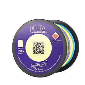 Delta Teflon X8 Braid Multicolour 0,21 mm/29 LBS 300m