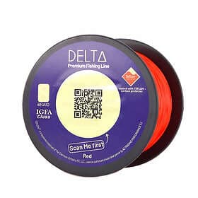 Delta Teflon X8 Braid Red 0,23 mm/28 LBS 150m