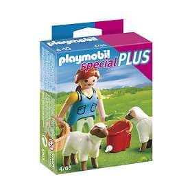 Playmobil specialPLUS 4765 Farmer's Wife Feeding Sheep