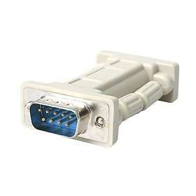 StarTech DB9 RS232 Serial Null Modem Adapter RS3 NM9MF