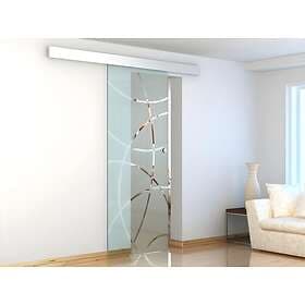 Vente Unique HEIDI Sliding Door Frosted Tempered Glass H205 x L83 cm