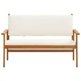 vidaXL Bench Acacia Wood Cream 120 cm 4106578