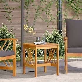 vidaXL Garden Chair Brown Wood Standard Portable Brown Side Table 4106452