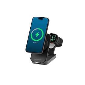 Alogic Flip 2In1 Qi2 Wireless Charging Stand Black