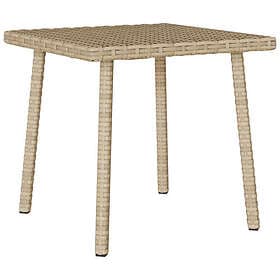 vidaXL Garden Table rectangular beige 40x40x37 cm