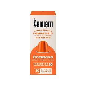 Bialetti Cremoso Nespresso-kompatibla kaffekapslar 10 st.