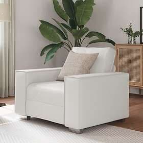 vidaXL Fåtölj Vit 59 cm i Konstläder 4105045