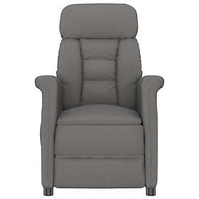 vidaXL Recliner Mörkgrå