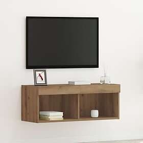 vidaXL TV Vägskåp med LED-belysning Artisan Ek 80x30x30 cm