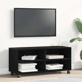 vidaXL TV-bänk Svart 90x35x35 cm Konstruerat trä