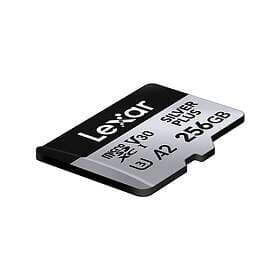 Lexar Professional Silver Plus MicroSDXC UHS-I U3 V30 A2 256GB