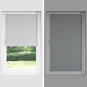 vidaXL Rullegardin lystette 110x175 cm stoff bredde 105,7 cm polyester