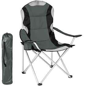 TecTake 4 campingstolar med stoppad dyna