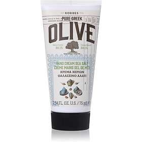 Korres Pure Greek Olive & Sea Salt moisturising hand cream with sea salt 75ml