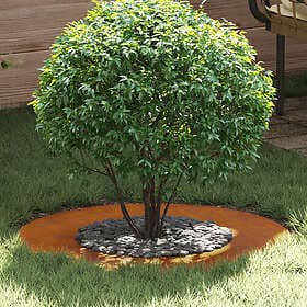 vidaXL Corten Steel Planter 70cm Diameter Durable