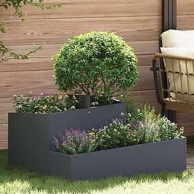 vidaXL Planter Corten 80x80x50 cm Cold Rolled Steel